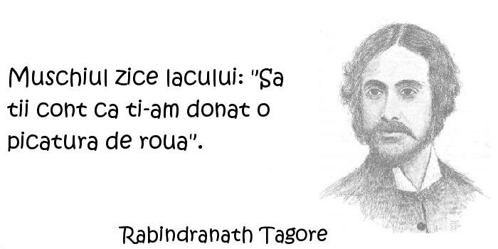 Rabindranath Tagore - Muschiul zice lacului: 